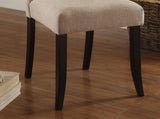 Dining Room Furniture Contemporary Rustic Style Beige Fabric Upholstered Tufted Set of 2 Chairs HS11CM3564SC-ID-AHD