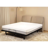 Adjustable Bed Base Frame Queen Bed Frame with Head and Foot Incline Wireless Remote 4 Ports USB, W1038P194149