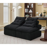 Modular Sofa,No Armrests,At will DIY,Soft Corduroy Fabric,Neck W2108P236841