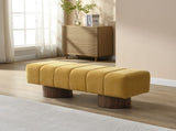 Upholstered Dining Bench for Dining Room, No-Assembly End of Bed Entryway Bench Ottoman for Bedroom N779P271404Y