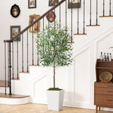 Artificial Olive Tree 6FT with Pot and Moss, Artificial Plants for Home Office Decor T3210P298176