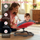 Kids Sensory Swivel Chair 360&deg Spin, 220lbs Capacity, Elephant Design, PP/Metal, Anti-Slip Pads 06706032
