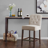 Tufted Counter Stool B03548287