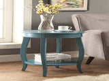 Aberta Teal Finish Accent Table B2726P277915