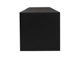 Black TV Stand with LED RGB Lights,Flat Screen TV Cabinet, Gaming Consoles - in Lounge, Living W33115870