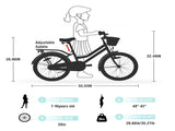 Multiple Colors,Girls Bike with Basket for 7-10 Years Old Kids,20 inch wheel ,No Training Wheels W1019138605