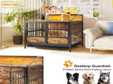 Multi-function Furniture Style Dog Crates Storage, Dog Crate Furniture Large Wooden Dog Kennel W840P291740