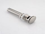 Waterfall Spout Bathroom Sink Single Handle Faucet with Pop-Up Drain 56845702