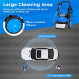 2300 PSI 1.8 GPM electric high-pressure cleaning machine with wheels 92414295