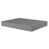 9 in. Twin Folding Mattress Box Spring Foundation Base, Polyester, Metal Frame B011P203029