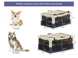 Dog Crates for Dogs, Adjustable Fabric Cover by Spiral Iron Pipe, Strengthen Sewing Dog Travel Crate 08505782