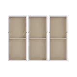 Heavily Embellished 3-piece Canvas Wall Art Set B03598836