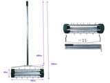 Heavy Duty Rolling Lawn Aerator,Rolling Lawn Aerator, Rotary Push Tine Spike Soil Lawn Aerator 06066024