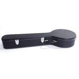 5-String 6-String Microgroove Pattern Leather Wood Banjos Case Black 47523015