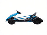 Blue 24V High-Speed Electric Drift Go Kart Kids Ride-On Racing Vehicle with 2 Speeds for 8-12 Years 15585713