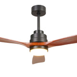 ZNTS 52 inch wood Ceiling Fan with Lights W1891124514