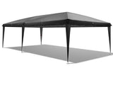3 x 6m Four Windows Practical Waterproof Folding Tent Black 47181514