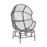 Palos Outdoor Wicker Glider Chair - Dark Gray N775P191232G