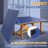 8ft Blue Mid-Size Ping Pong Conversion Top Foldable & Portable Table Tennis Table Top for Indoor W1408P262534