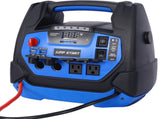 Rechargeable Jump Starter for Gas Diesel Vehicles - 1800 Amps with Air Compressor and AC, 12V DC, W46582326