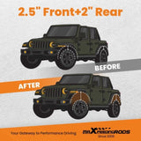 2.5" Front 2" Rear Lift Kit for Jeep Liberty KK 2008-13 Dodge Nitro 2007-12 C33489611 36883111