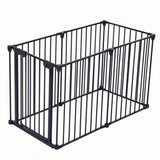 150" Adjustable Safety 6 Panels Play Yard Metal Doorways Fireplace Fence Christmas Tree Fence 98466678
