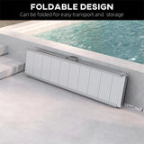 10' wheelchair ramp Portable folding ramp silver 92415508