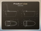 Tankless Smart Toilet With Bidet Built In, One-piece Bidet Toilet Seat, Auto Flush,Heated Seat, Warm T5879P506526