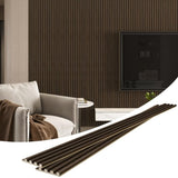 4 Packs 94.5" x 5.7" Solid Wood Panels for Wall, Acoustic Wood Slat Wall Panels for Interior Wall T3210P310266