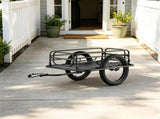 275 lbs Heavy-Duty Bike Cargo Trailer, 20" Wheels Carbon Steel Bicycle Wagon with Foldable Compact 38767990