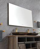 60 x 36Inch LED Mirror Bathroom Vanity Mirror with Back Light, Wall Mount Anti-Fog Memory Large W928P178209