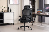 ZNTS Ergonomic Mesh Office Chair, High Back Desk Chair with 3D Armrests, Up&Down Lumbar Support, Swivel W1622P196280