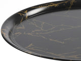 Mermaid Tail End Coffee Table Round Side Table, Modern Metal Pedestal Table, Minimalist Accent Table W2664P232839
