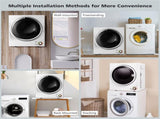 850W Compact Portable Clothes Dryer - 10 lbs Wet Capacity, 5.5 lbs Dry Load, Quiet Design 42213223