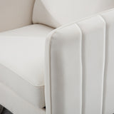 Accent Chair for Living Room, Velvet Comfy Single Sofa Chair Mid-Century Modern Armchair with 1 W3244P327103