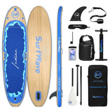 ZNTS Inflatable Stand Up Paddle Board 11'x34"x6" With Accessories W1440P192253