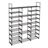 ZNTS 9 Tiers Shoe Rack Storage Organizer Shoe Shelf Organizer for Entryway Holds 50-55 Pairs Shoe, 41157133