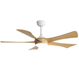 ZNTS 52 Inch Modern Ceiling Fan with 22W LED Light and Remote Control 5 ABS Blades for Living Room W934P230464