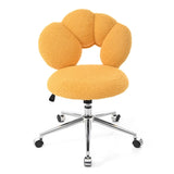 360&degSwivel Height Adjustable,Swivel Chair,Teddy fabric,home office chair W680P143491