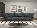 90.55" Modern Comfy Upholstered Sofa Cloud Couch, Deep Seat Couches with Multiple Large Soft W1885P246363