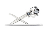 Replacement Window Regulator with Front Left Driver Side for Ford F-250 F-350 F-450 Super Duty/Excur 66242499