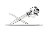 Replacement Window Regulator with Front Left Driver Side for Ford F-250 F-350 F-450 Super Duty/Excur 66242499