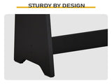 Dining Table Set with Corner Nook Bench, 59.1" L x 46.1" W x 30.7" H, Melamine MDF & PU Upholstery, 99482051