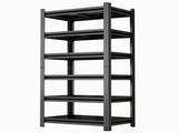 6-Tier Metal Storage Rack, 82"H Garage Shelving, Adjustable Shelves & Reinforced Double-Layer 41068774