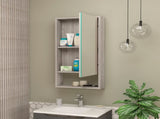Modesto Medicine Cabinet, One Open Shelf, Mirrored Cabinet With Two Interior Shelves B128P148754