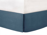 7 Piece Cotton Sateen Comforter Set Blue Queen B03597054