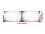 71" x 236" Retractable Patio Side Awning, Outdoor Room Divider for Garden, Balcony, Pool & Deck, 69792708