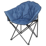 ZNTS Camping Chair Blue Alloy Steel 60160598