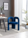 COOLMORE Contemporary Designed Velvet Fabric Upholstered Accent/Dining Chair /Barrel Side Chairs W395103722