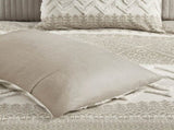 Full/Queen 3 Piece Cotton Duvet Cover Set with Chenille Tufting B035129140